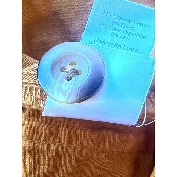 Everlane Womens Jumpsuit Organic Cotton Rust Size 6 Relaxed Fit Casual Wear - Picture 14 of 14